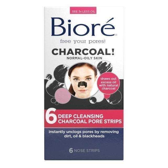 Bioré Deep Cleansing Charcoal Pore Strips 6 st