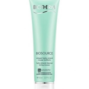 Biotherm Biosource Cleansing Mousse Puhdistusvaahto Normaali Ja Sekaiholle 150 ml