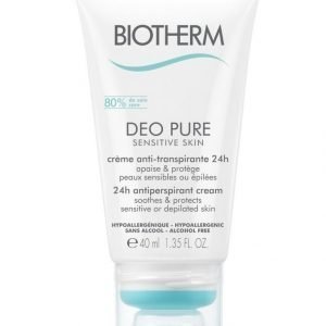Biotherm Deo Pure Sensitive Cream Voideantiperspirantti 40 ml