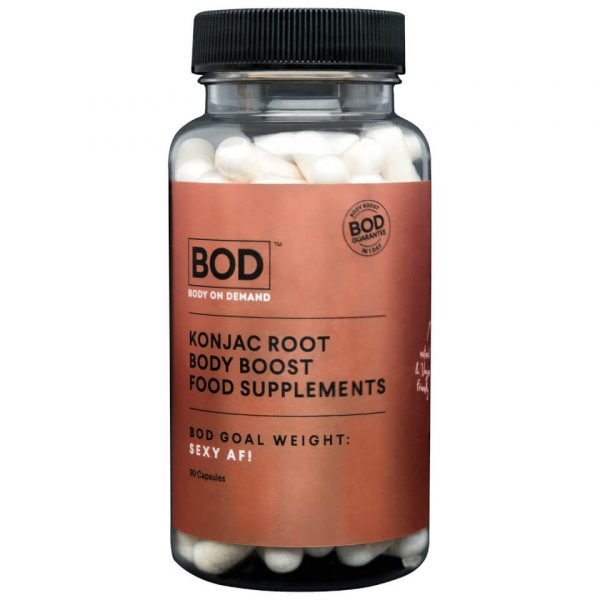 Bod Konjac Root Body Boost Food Supplements 90 Capsules