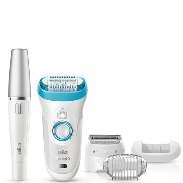 Braun 9-558 Silk-Épil 9 Wet And Dry Cordless Epilator And Facial Epilator