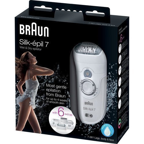 Braun Silk-épil 7 Legs Body & Face Wet&Dry 7561