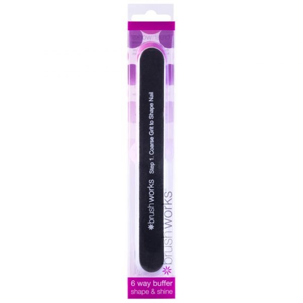 Brushworks 6 Way Shape And Shine Nail Buffer