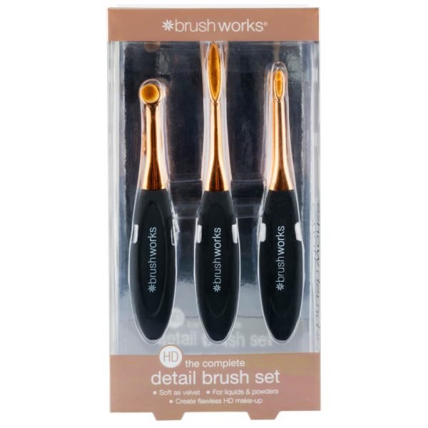 Brushworks Hd Oval Brushes Detail Set