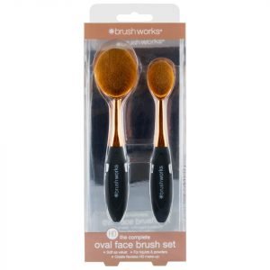 Brushworks Hd Oval Brushes Face Set