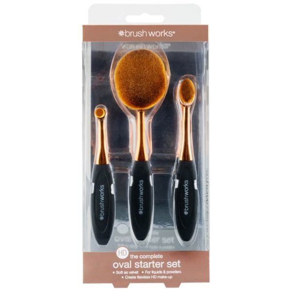 Brushworks Hd Oval Brushes Starter Set