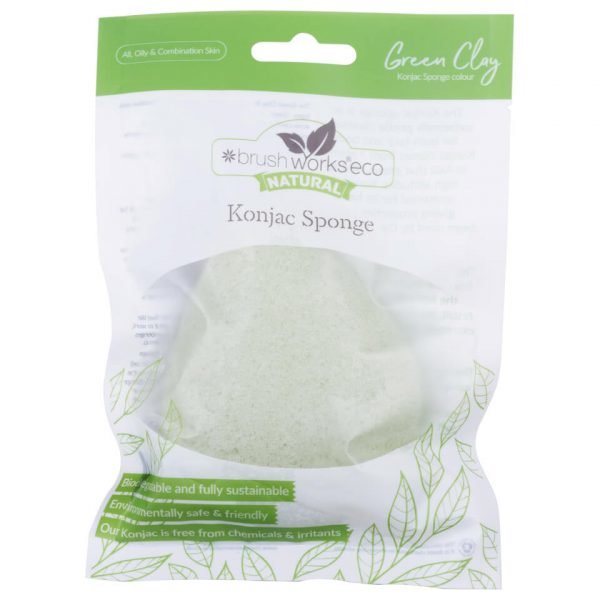 Brushworks Konjac Sponge Green Clay