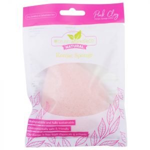 Brushworks Konjac Sponge Pink Clay