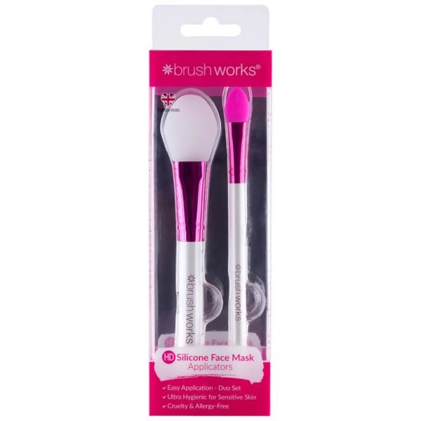 Brushworks Silicone Face Mask Applicators Set Of 2