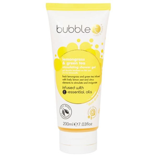 Bubble T Shower Gel Lemongrass & Green Tea 200 Ml