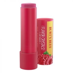 Burt's Bees Flavour Crystals 100% Natural Moisturising Lip Balm Red Raspberry 4.53 G