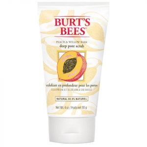 Burt's Bees Peach & Willowbark Deep Pore Scrub 4 Oz / 110 G