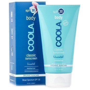 COOLA Classic Sunscreen Unscented Moisturizer for Total Body SPF 30