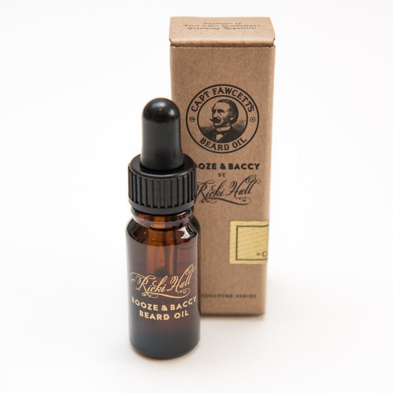 Captain Fawcett Beard Oil Ricky Hall's Booze & Baccy