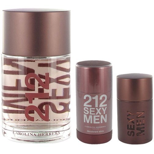 Carolina Herrera 214 Sexy Men Trio EdT 50ml Deostick 75ml After Shave Lotion 100ml