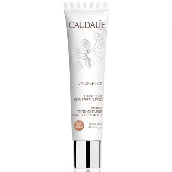 Caudalie Vinoperfect Radiance Tinted Moisturizer Broad Spectrum Spf20 02 Medium