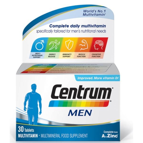 Centrum Men Multivitamin Tablets 30 Tablets