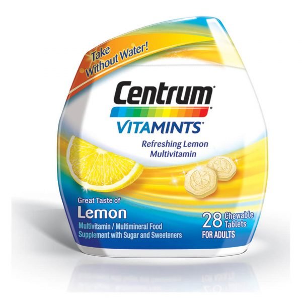 Centrum Vitamint Lemon Tablets 28 Tablets