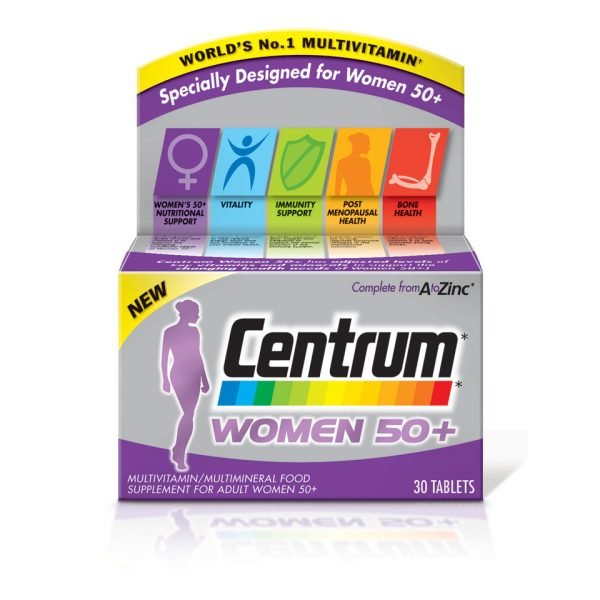 Centrum Women 50 Plus Multivitamin Tablets 30 Tablets