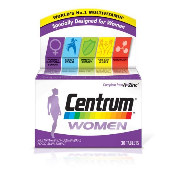 Centrum Women Multivitamin Tablets 30 Tablets