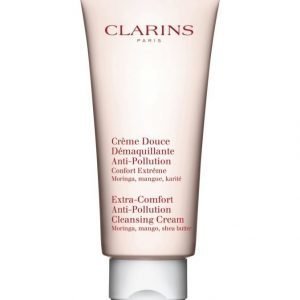 Clarins Extra Comfort Anti Pollution Cleansing Cream 200 ml Puhdistusemulsio Kaikille Ihotyypeille