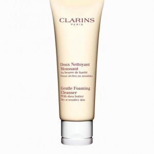 Clarins Gentle Foaming Cleanser Dry Or Sensitive 125 Ml Meikinpoistoaine Valkoinen