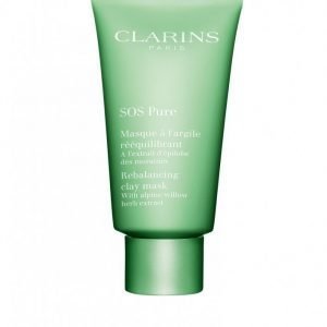 Clarins Sos Pure 75ml Kasvonaamio Valkoinen