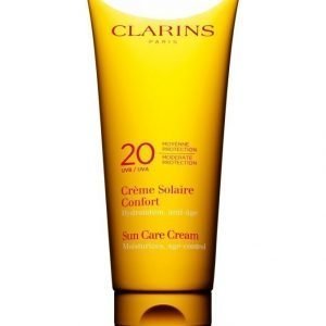 Clarins Sun Care Cream Moderate Protection Uva / Uvb 20 Aurinkosuojavoide Vartalolle 200 ml