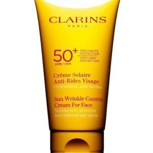 Clarins Sun Wrinkle Control Cream For Face Very High Protection Uva/Uvb 50 Aurinkosuojavoide Kasvoille 75 ml