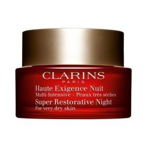 Clarins Super Restorative Night Cream For Very Dry Skin Yövoide 50 ml