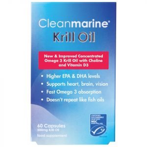 Cleanmarine Krill Oil 60 Gel Capsules 500mg