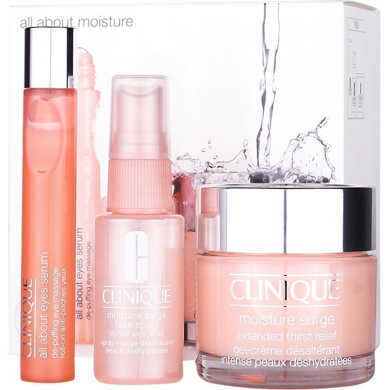 Clinique All About Moisture Moisture Surge Extended 75 ml All About Eyes Serum 15 ml Moisture Surge Spray 30 ml