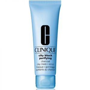 Clinique City Block Charcoal Mask And Scrub 100 Ml