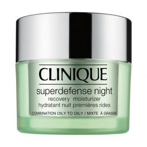 Clinique Superdefense Night Recovery Yövoide Rasvaiselle Ja Rasvaiselle Sekaiholle 50 ml