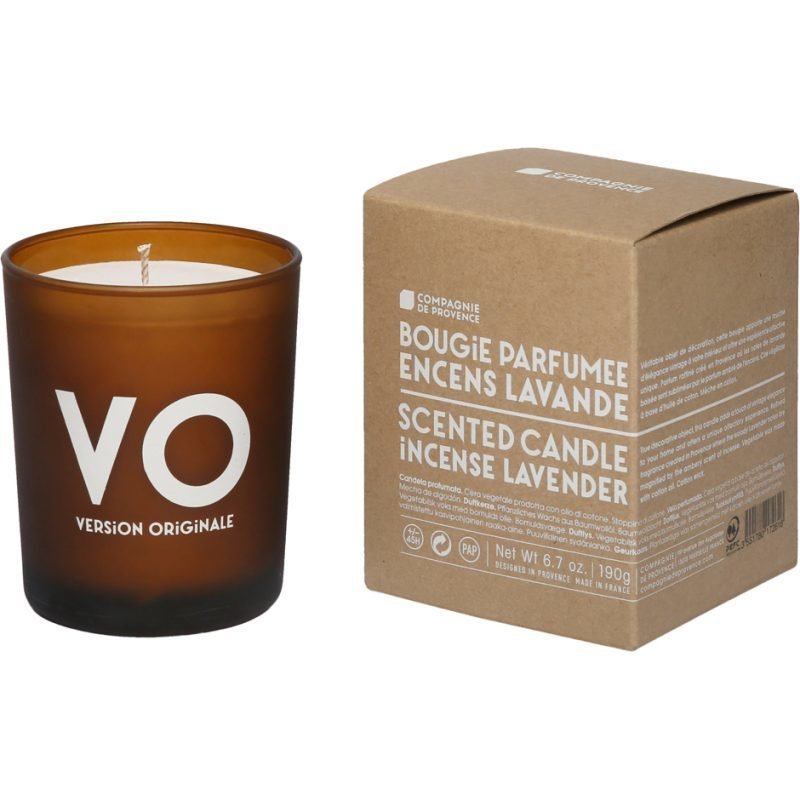 Compagnie de Provence Incense Lavender Scented Candle 190g