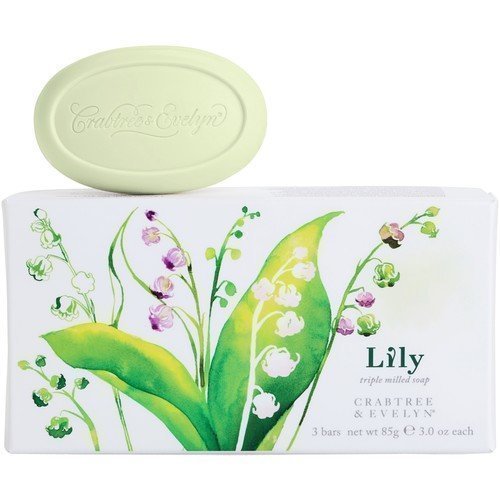 Crabtree & Evelyn Lily Triple Milled Soap 3 x 85 g