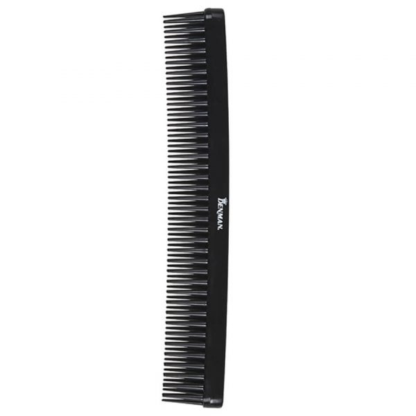 Denman Tame & Tease Styling Comb Black 175mm