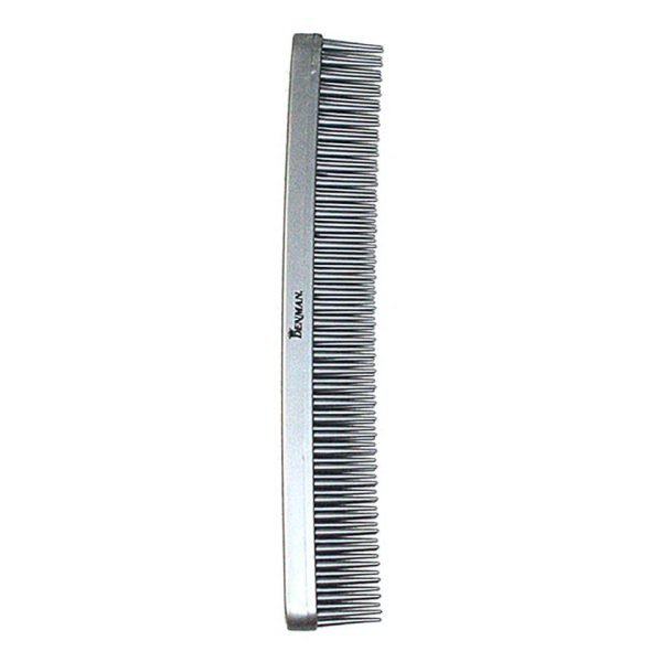 Denman Tame & Tease Styling Comb Silver 175mm