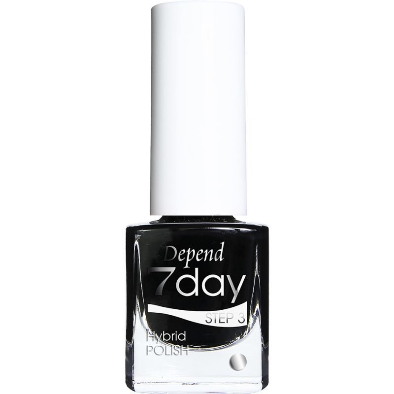 Depend 7 Day Hybrid Polish 7013 Goth Black 5ml