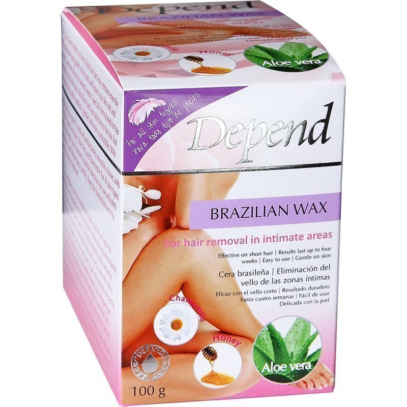 Depend Brazilian Wax For Hair Removal In Intime Areas 100g
