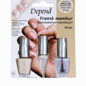 Depend Fransk Manikyrset Kynsilakka Beige