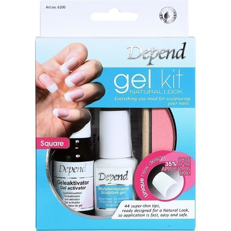 Depend Gel Kit Natural Look 44 Tips