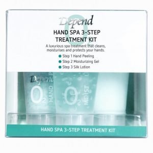 Depend Hand Spa 3-Step Treatment Kit Kynsihoito Valkoinen