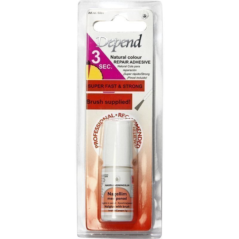 Depend Nail Glue With Brush 3g