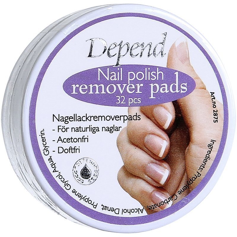 Depend Nail Polish Remover Pads 32 pcs