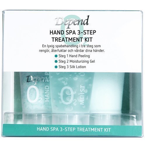 Depend O2 Hand Spa 3-Step Treatment Kit