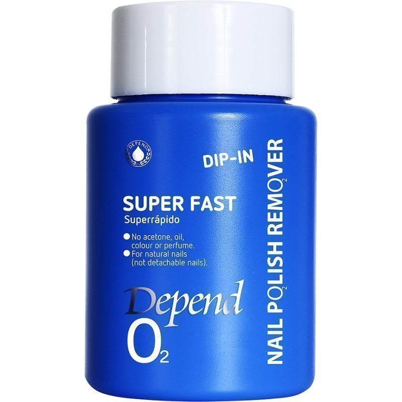 Depend O2 Nail Polish Remover Dip In Superfast 75ml