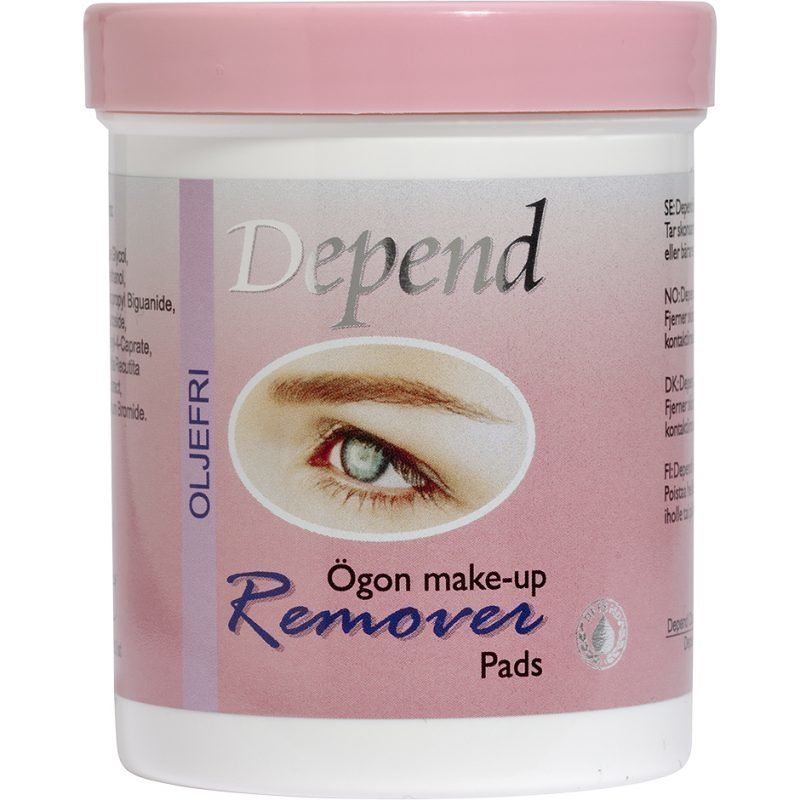 Depend Remover Pads Oil Free Eye Makeup 80 Pcs