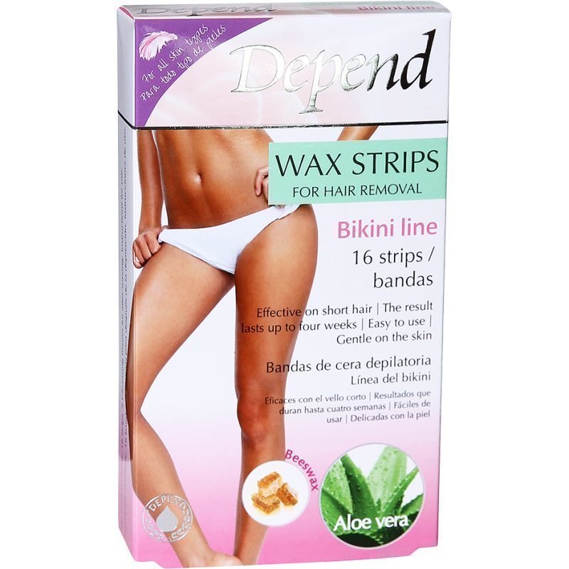 Depend Wax Strips Bikini Line 16 Strips