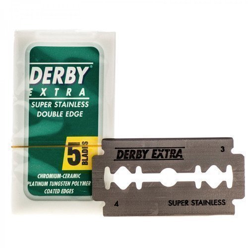 Derby Dubbelrakblad 5-pack